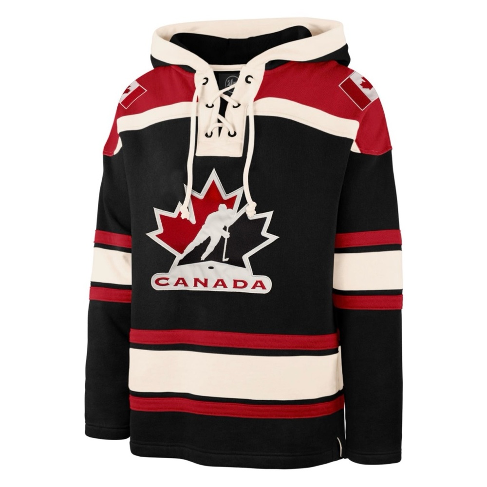 Canada Hockey Black and Red Sweater